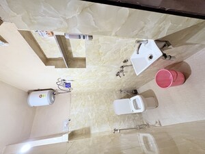 Bathroom in 1 BHK Builder Floor at Panchsheel Vihar – for Rent