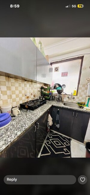 Kitchen in 2 BHK Builder Floor at Jawahar Nagar – for Rent