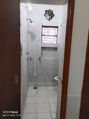 Bathroom in 2 BHK Builder Floor at Amar Colony – for Rent