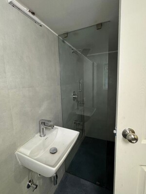 Bathroom in 3 BHK Apartment at Marble Arch Bandra, Bandra West – for Rent