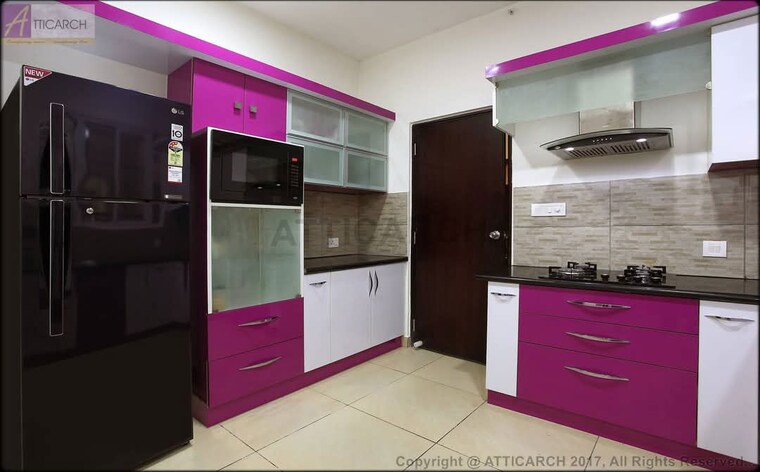 Kitchen, prestige-ferns-residency 3 Bedroom 1749 Sq.Ft. Apartment In Harlur Bangalore 10490947