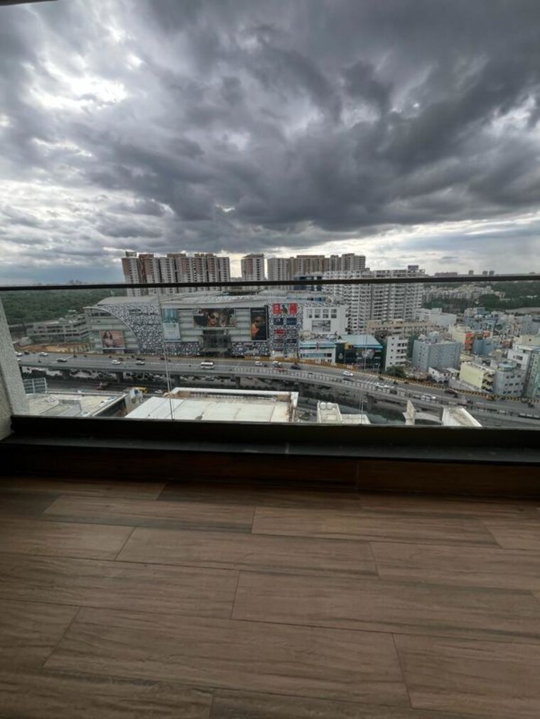 Balcony, trendset-jayabheri-elevate 3 Bedroom 2215 Sq.Ft. Apartment In Madhapur Hyderabad 10490938