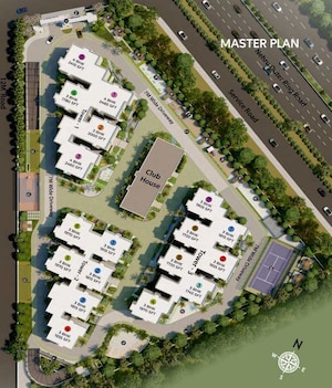 Master Plan in 3 BHK Apartment at Ramky One Astra, Kokapet – for Sale