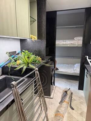 Balcony in 3 BHK Apartment at Resham Tower, Bandra West – for Rent