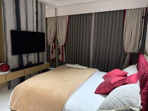 Bedroom in 3 BHK Apartment at Resham Tower, Bandra West – for Rent