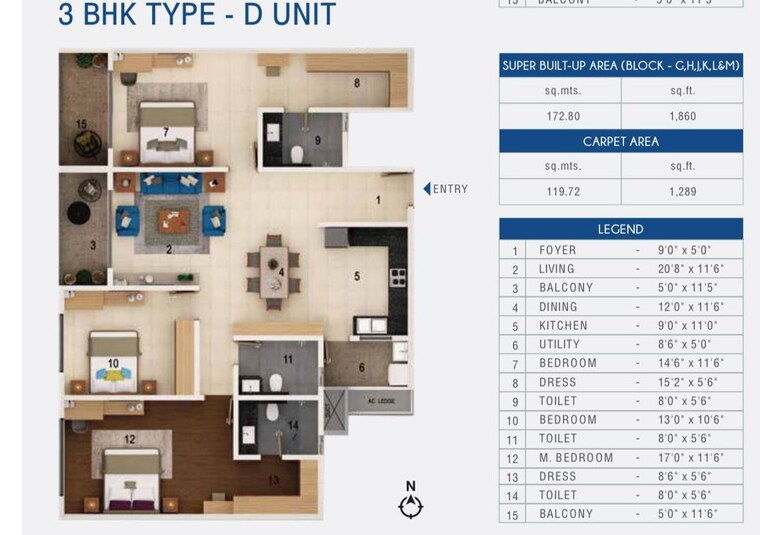 Master Plan, adarsh-park-heights 2 Bedroom 1310 Sq.Ft. Apartment In Varthur Road Bangalore 10491008