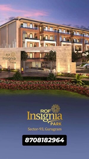 3 BHK Apartment For Rent in ROF Insignia Park, Sector 93