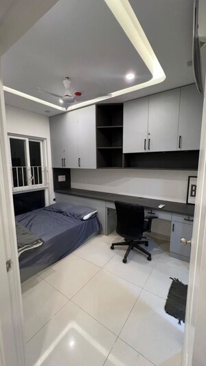Kitchen in 3 BHK Apartment at Godrej Aqua, International Airport Road – for Rent