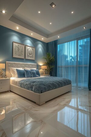Bedroom in 3 BHK Builder Floor at Malviya Nagar – for Rent