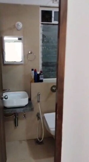 Bathroom in 1 BHK Apartment at Poddar Spraha Diamond, Chembur – for Rent