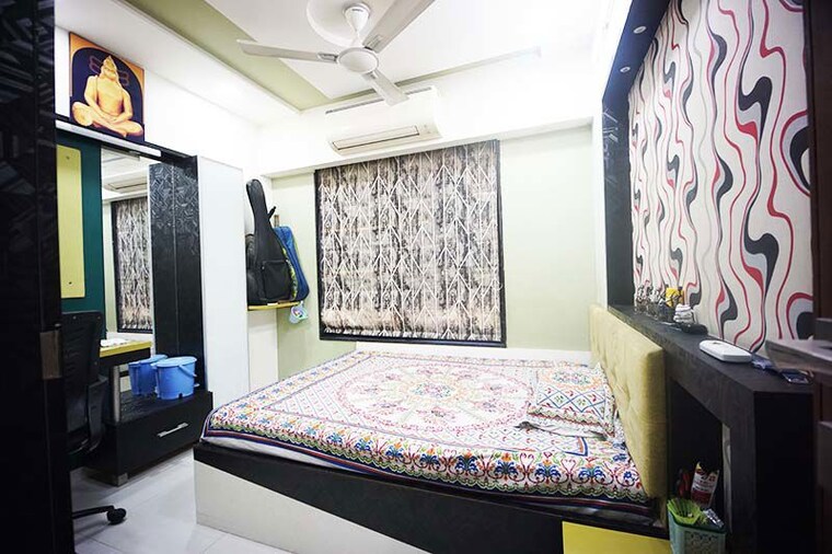 Bedroom, ghatlodia 2 Bedroom 130 Sq.Yd. Apartment In Ghatlodia Ahmedabad 10491191