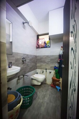 Bathroom in 2 BHK Apartment at Ghatlodia – for Sale