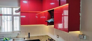 Kitchen in 3 BHK Apartment at ROF Aalayas, Sector 102 – for Rent