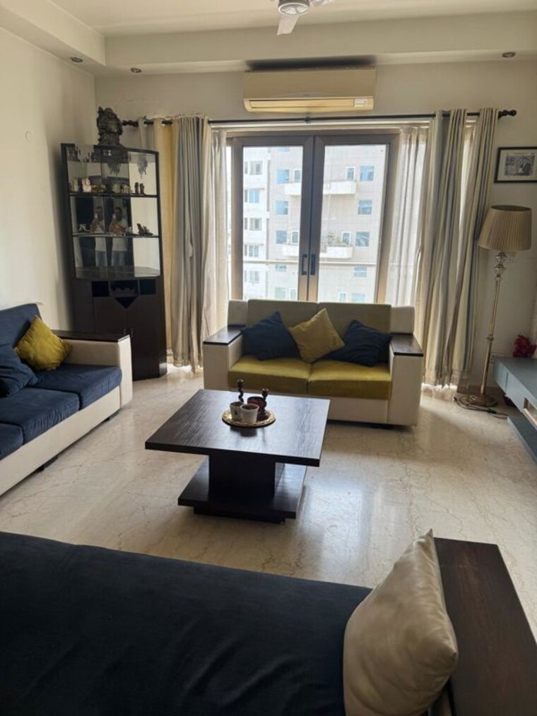 Living Room, tgb-meghdutam 4 Bedroom 3350 Sq.Ft. Apartment In Sector 50 Noida 10491257