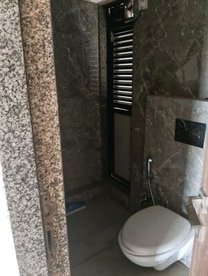 Bathroom in 1 BHK Apartment at Kanakia Spaces Zen World, Kanjurmarg East – for Rent