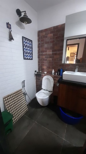 Bathroom in 3 BHK Apartment at Yarrow Yucca Vinca, Chandivali – for Rent