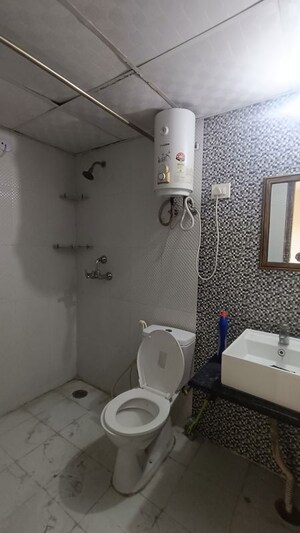 Bathroom in 3 BHK Apartment at Saviour Park, Mohan Nagar – for Rent