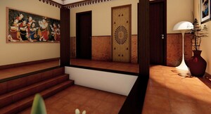 3 BHK Villa – Exterior View View at Ollur - for Sale