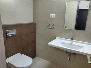 Bathroom in 3 BHK Apartment at Rajapushpa Atria, Gachibowli – for Rent