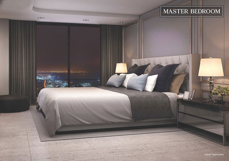 Bedroom, l-t-crescent-bay-t2 5 Bedroom 3800 Sq.Ft. Apartment In Parel Mumbai 10491405