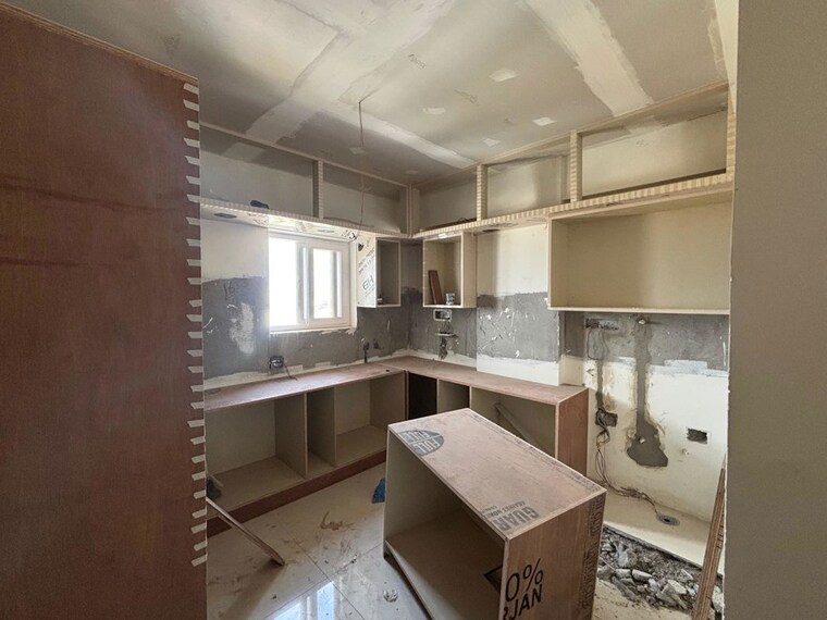 Kitchen, praneeth-pranav-solitaire 3 Bedroom 1701 Sq.Ft. Apartment In Bachupally Hyderabad 10491409