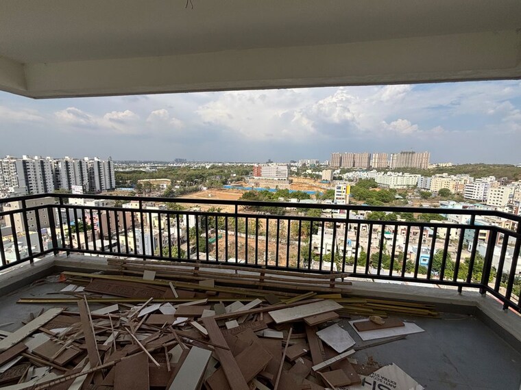 Balcony, praneeth-pranav-solitaire 3 Bedroom 1701 Sq.Ft. Apartment In Bachupally Hyderabad 10491409