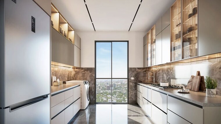 Kitchen, romell-ariana 2 Bedroom 682 Sq.Ft. Apartment In Borivali West Mumbai 10491381
