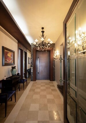 Living Room in 4 BHK Apartment at One Altamount Apartment, Altamount Road – for Rent