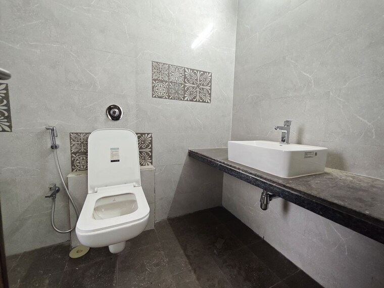 Bathroom, marathon-nexzone-zenith-2 1.5 Bedroom 1025 Sq.Ft. Apartment In New Panvel Navi Mumbai 10491460