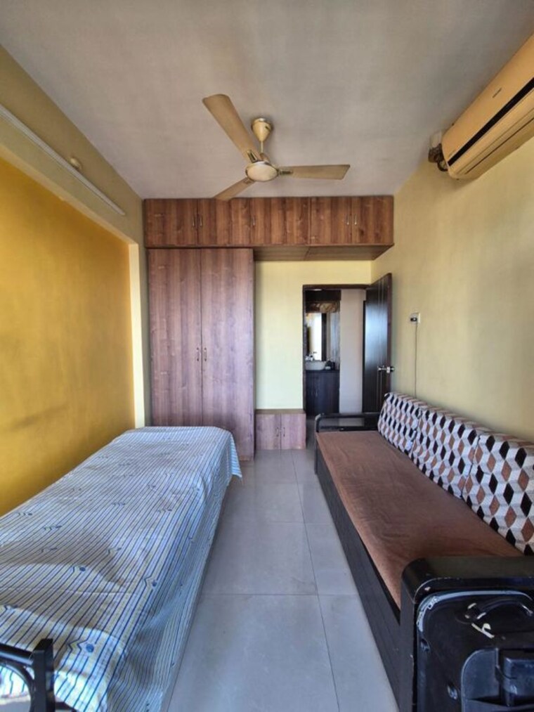 Bedroom, chaurang-chs 3 Bedroom 1500 Sq.Ft. Apartment In Sanpada Navi Mumbai 10491443