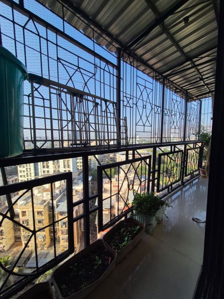 Balcony, chaurang-chs 3 Bedroom 1500 Sq.Ft. Apartment In Sanpada Navi Mumbai 10491443