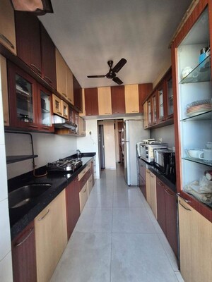 Kitchen in 3 BHK Apartment at Chaurang CHS, Sanpada – for Sale