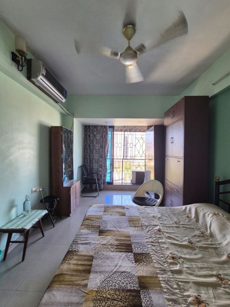 Bedroom, chaurang-chs 3 Bedroom 1500 Sq.Ft. Apartment In Sanpada Navi Mumbai 10491443
