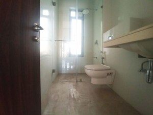 Bathroom in 3 BHK Apartment at Damji Shamji Mahavir Spring Tulip Phase 1, Pokhran Road No Two – for Rent