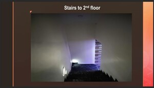 Staircase in 3 BHK Villa at Nilaje N V – for Sale
