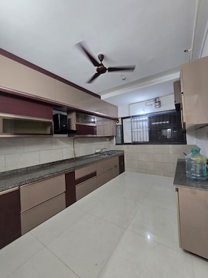 Kitchen in 3 BHK Apartment at Kumar Palmspring Towers, Undri – for Rent