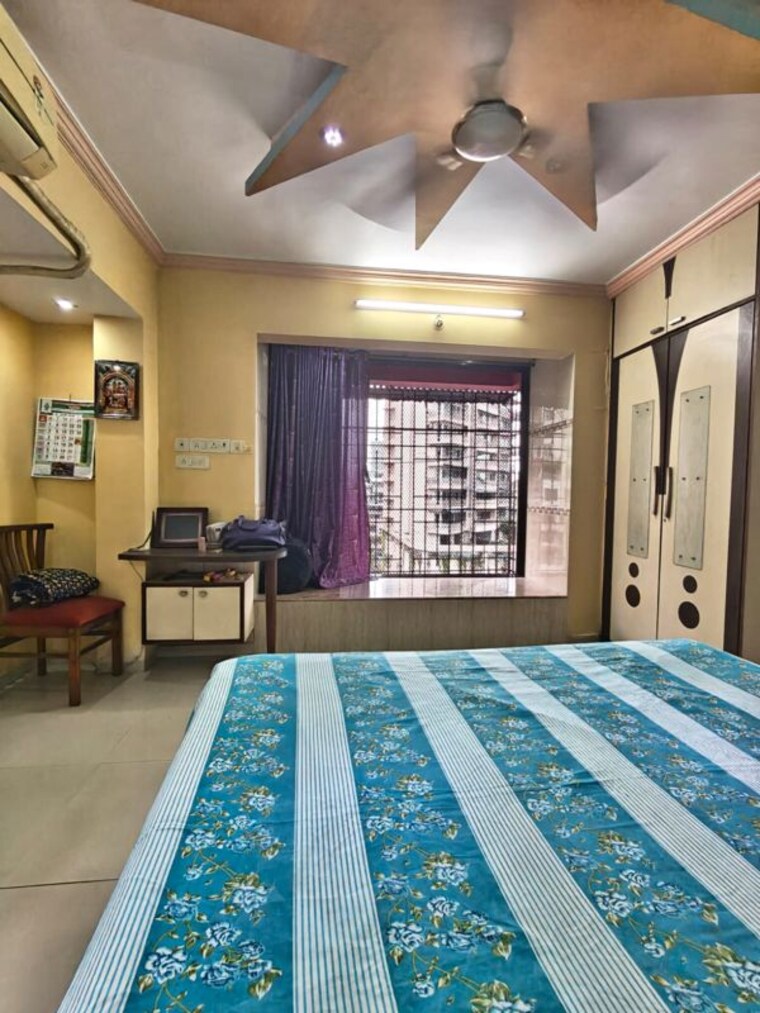 Bedroom, jay-balaji-chs 3 Bedroom 1450 Sq.Ft. Apartment In Nerul Sector 6 Navi Mumbai 10491586