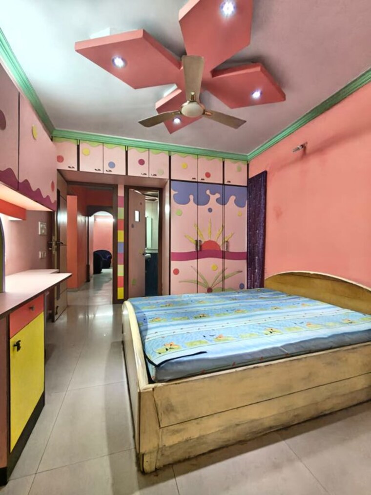 Bedroom, jay-balaji-chs 3 Bedroom 1450 Sq.Ft. Apartment In Nerul Sector 6 Navi Mumbai 10491586
