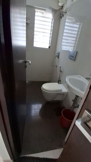 Bathroom in 1 BHK Apartment at Ruparel Elara Mumbai, Kandivali West – for Rent