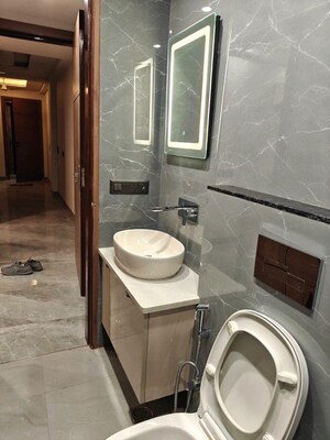 Bathroom in 2 BHK Builder Floor at Saket – for Rent