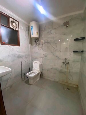 Bathroom in 2 BHK Builder Floor at Saket – for Rent