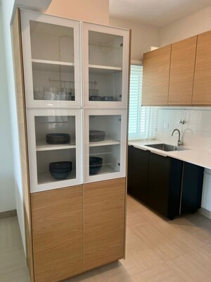 Bathroom in 2 BHK Apartment at Karle Vario Homes, Hebbal – for Rent