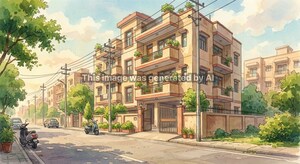 Apartment – Exterior View View at Laxmi Garden - for Sale