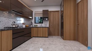 Kitchen in 3 BHK Apartment at Aparna Sarovar Zicon, Nallagandla – for Sale
