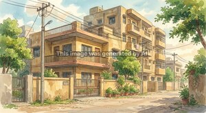  Apartment – Exterior View View at Santoshi Nagar Slum - for Sale