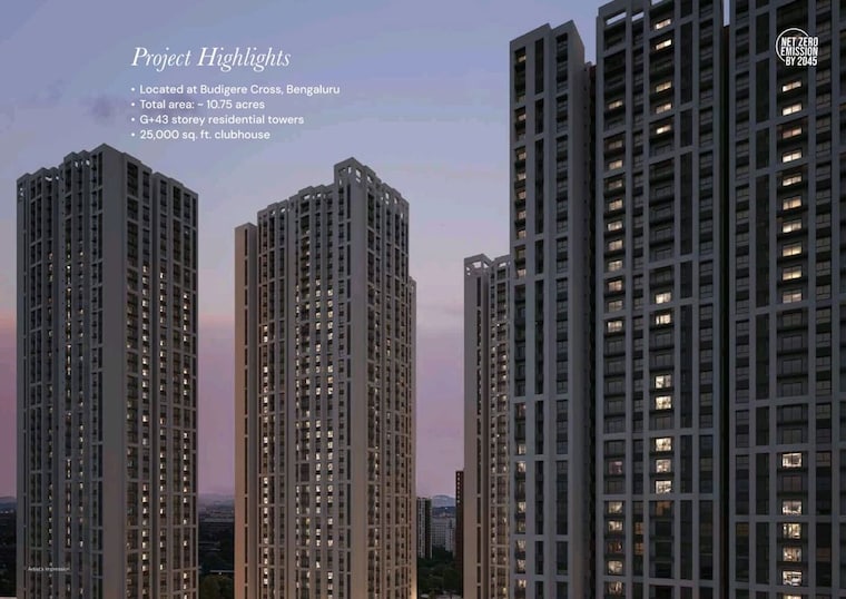 Exterior View, brigade-belvedere 3.5 Bedroom 1990 Sq.Ft. Apartment In Budigere Cross Bangalore 10491814
