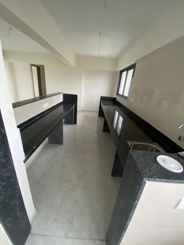 Kitchen, blue-paradise 3 Bedroom 1260 Sq.Ft. Apartment In Baner Pune 10491805