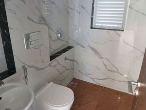 Bathroom in 3 BHK Apartment at Ruparel Ariana, Parel – for Rent