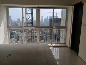 Balcony in 3 BHK Apartment at Ruparel Ariana, Parel – for Rent