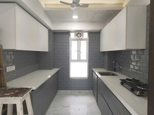 Kitchen in 3 BHK Apartment at Ruparel Ariana, Parel – for Rent